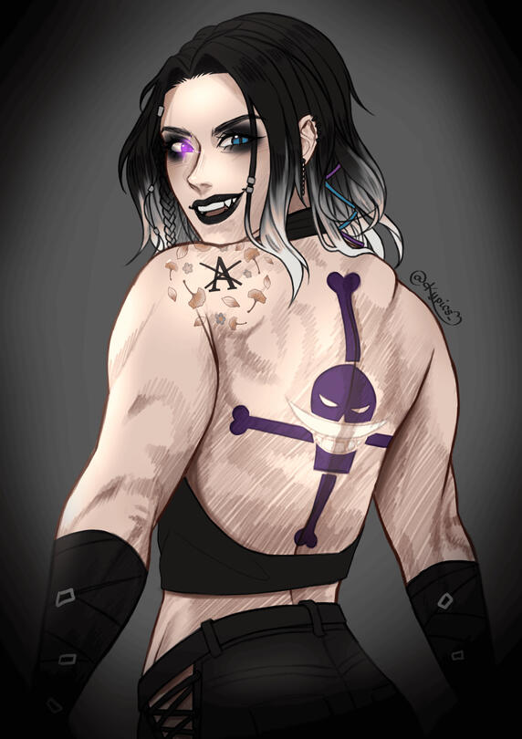 Medio cuerpo color plano